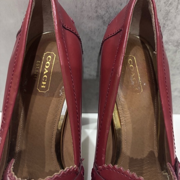 Coach Alisia Loafer Style Stiletto High Heel Size 8.5 - Picture 6 of 12